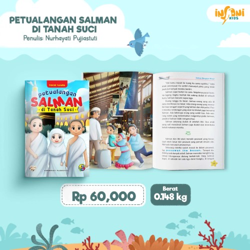 Buku Petualangan Salman di Tanah Suci - Gema Insani 100% Original